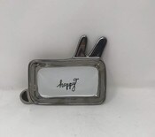 Wholesale - 5.2X4X1"HAPPY" RABBIT EAR TRAY, UPC: 746194807949